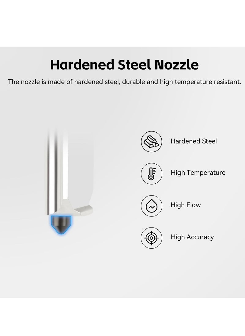 Generic - High-Performance Hotend for Bambu Lab A1 Mini 3D Printer, 0.6mm Hardened Steel Nozzle, Chrome-Plated Heating Block, Includes Silicone Sock, Not Compatible with A1 - Image 1