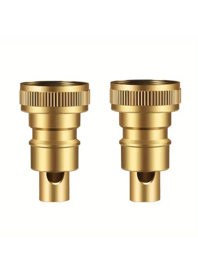 2 Pack Copper Anti Leak Backflow Prevention Valve G1 2 Male Thread For Washing Machine - Image 1