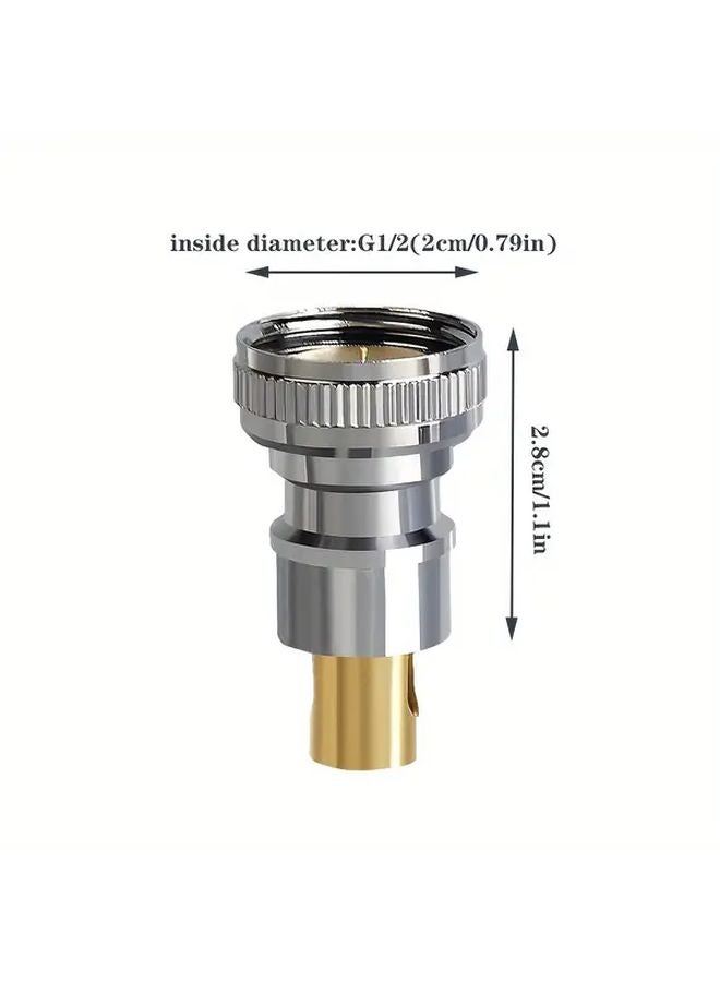 2 Pack Copper Anti Leak Backflow Prevention Valve G1 2 Male Thread For Washing Machine - Image 4