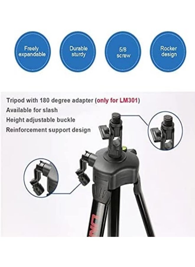 UNI-T UNI-T LM301 Height Adjustable Aluminum Alloy Multi Purpose Tripod Stand 1.5M for Laser Level, Camera, Measuring Meter, Cross Lase Liner  - Image 5