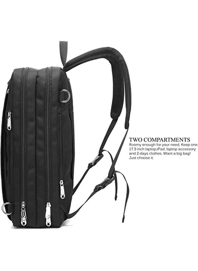 erorex Kh Coolbell Convertible Backpack Shoulder Bag Messenger Bag Laptop Case Business Briefcase Leisure Handbag Multi Functional Travel Rucksack Fits 17.3 Inch Laptop For Men Women Travel  - Image 2