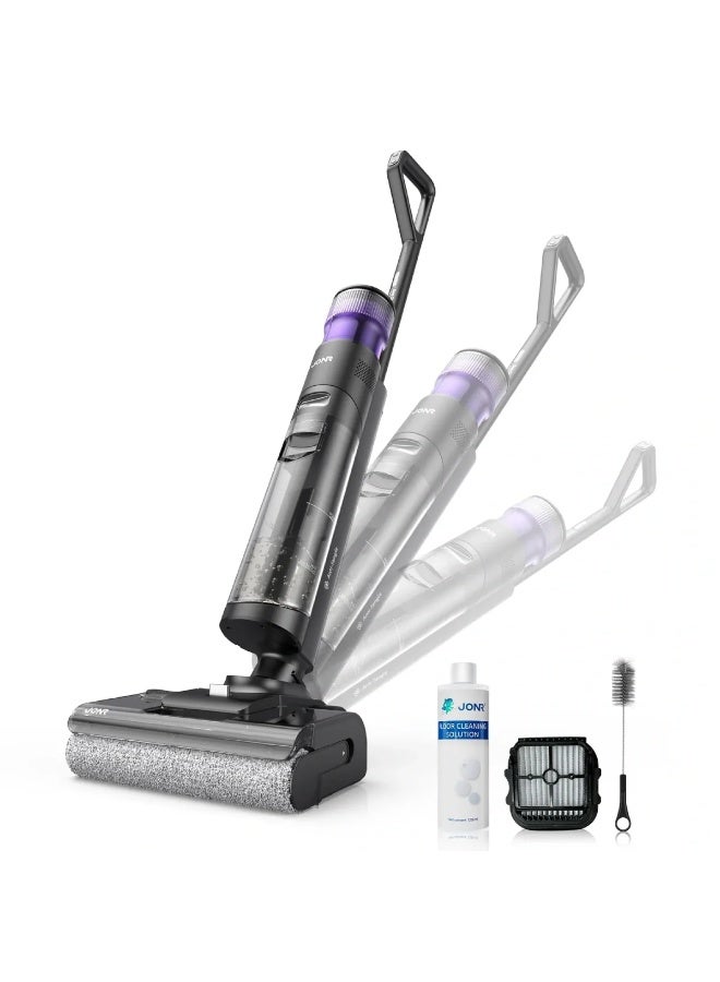JONR ED12 PRO MAX Wet Dry Vacuum Cleaner Hot Water Self-Cleaning Smart Floor Washer with Zero Tangle Brush Dual-Edge Cleaning LED Display - Image 2