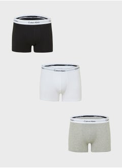 CALVIN KLEIN Icon Cotton Stretch Trunk - 3 Pack  - Image 1