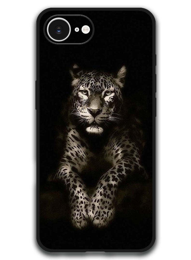 Theodor Case Compatible with Apple iPhone 17e / 16e 6.1 Inch Protection Shockproof Bumper Cover - Leopard - Image 1