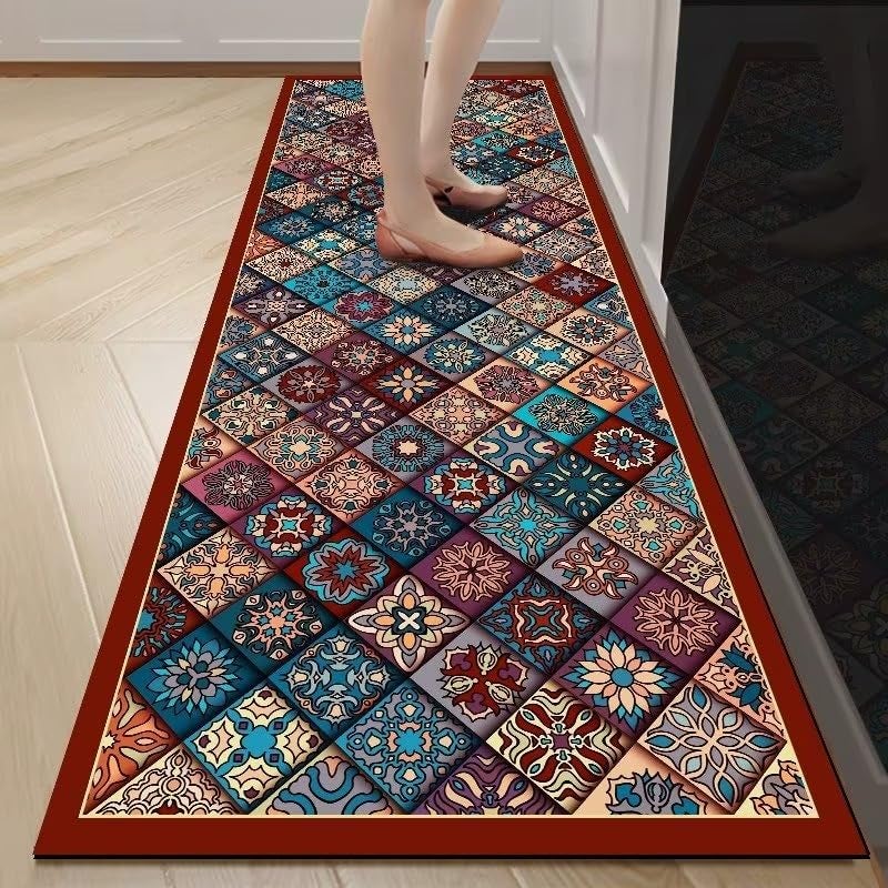 Proxin Kitchen Mat for Floor Anti Slip, 2 Pcs Non Slip Kitchen Mats for Floor, Washable Kitchen Floor Rugs with Rubber Backing, Comfortable Standing Mat for Kitchen, Sink, Balcony & Office - Image 5