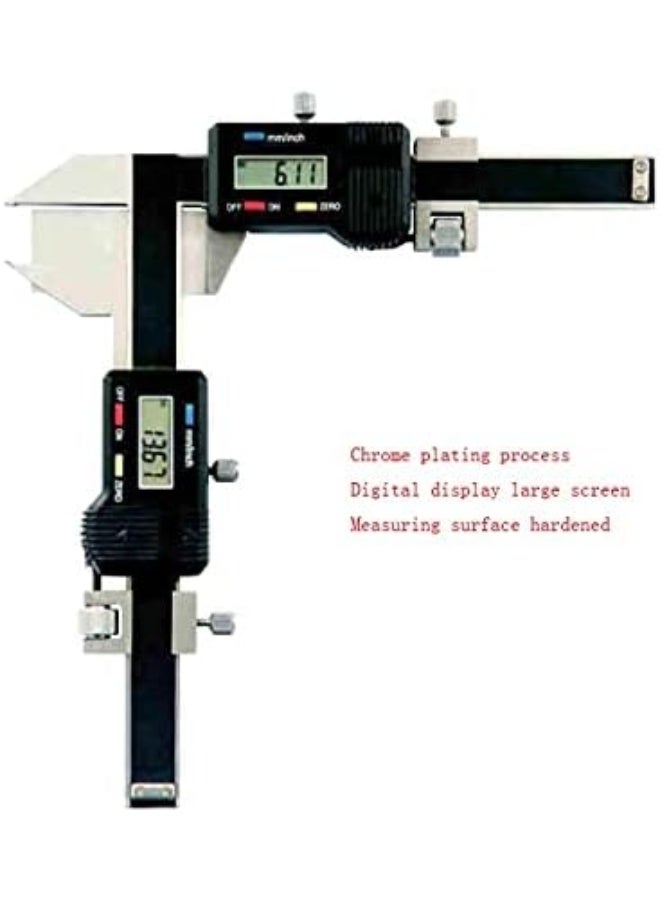 M1-M25 0.01mm Digital Tooth Thickness Caliper Gear Wheel Measuring Tool Precision Gear Tooth Vernier Caliper - Image 5