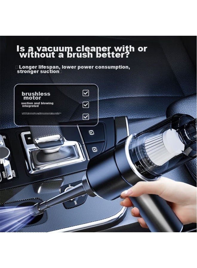 helloleiboo oleiboo Car Vacuum Cleaner, Cordless Blower For Car And Home Use, Compact Handheld Rechargeable Brushless High-power - Image 5