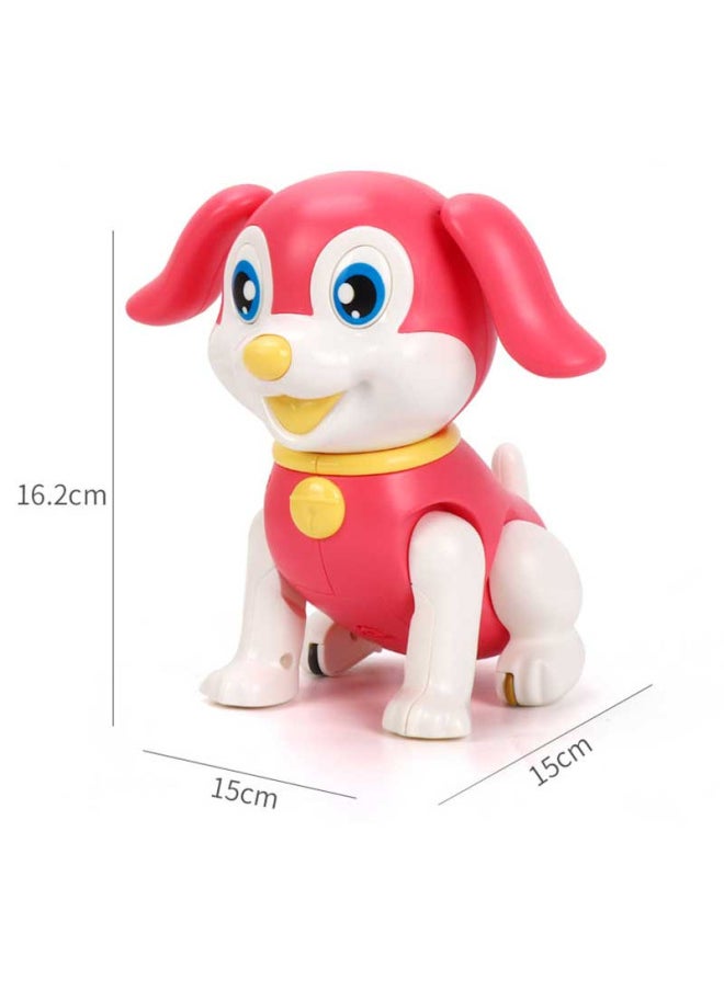 Best Selling Children's Cute Pet Electric Dog Light Walking Singing Simulation Will Call Puppy Baby Toys Gifts-Color:Spotted White Puppy (own Battery)  - Image 5
