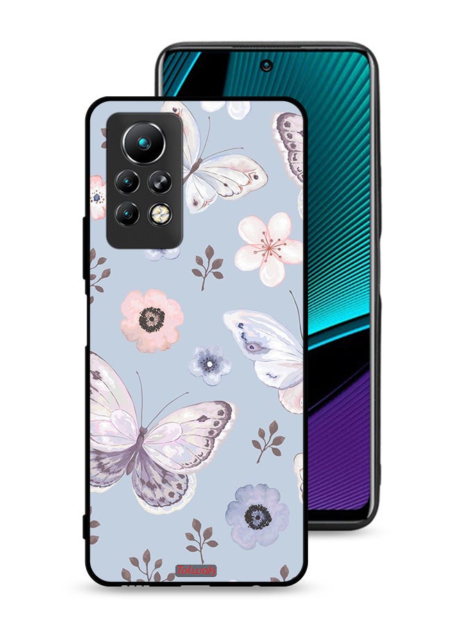 Tolwak Infinix Note 11 Pro Protective Case Cover Butterflies And Flowers - Image 1