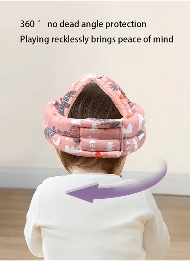 Generic - Baby Head Protector - Baby Helmet for Crawling Walking Running - No Bumps and Soft Cushion - Adjustable Protective Cap Infant Baby Safety Headguard Suitable for Children Learning to Walk - Image 1
