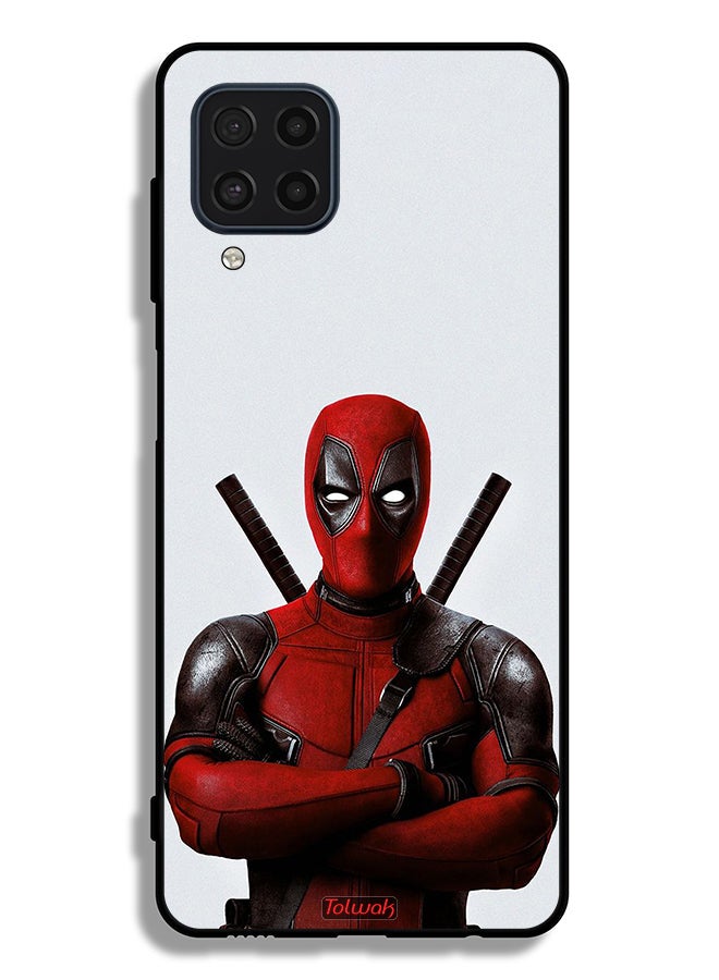 Tolwak Samsung Galaxy M22 Protective Case Cover Deadpool - Image 2