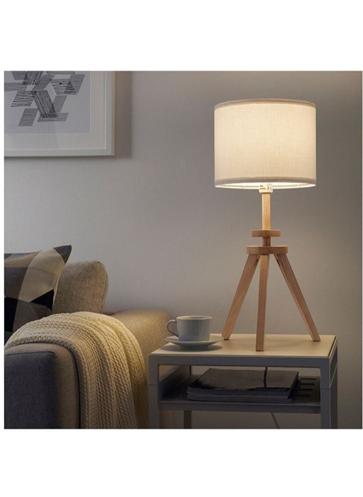 Table Lamp White Beige 57centimeter