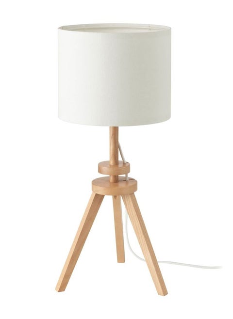 Table Lamp White Beige 57centimeter
