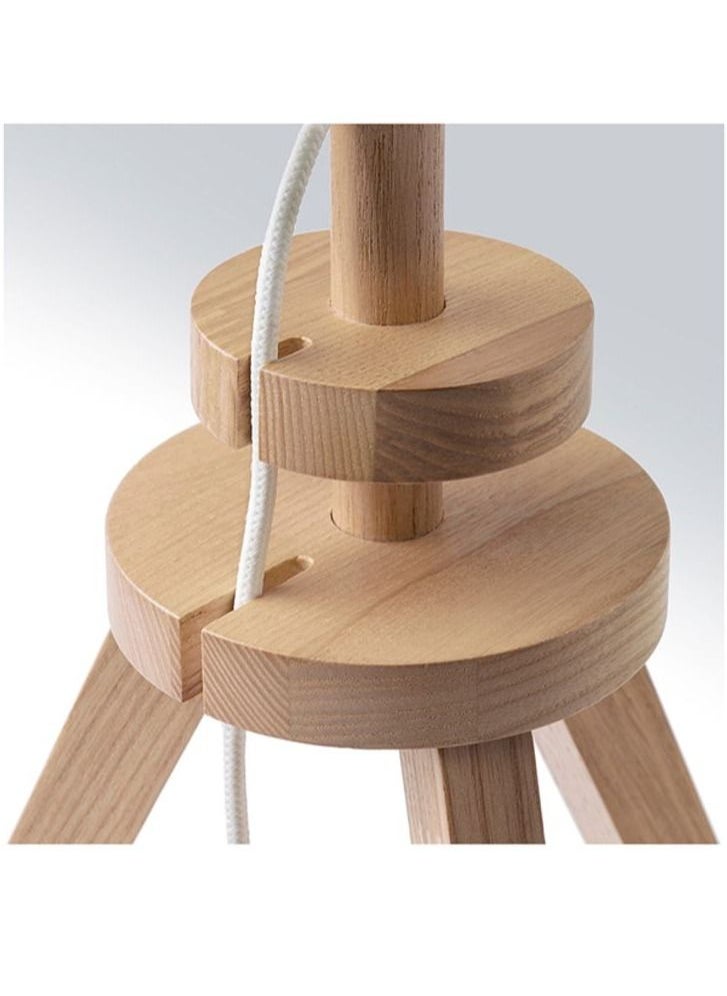 Table Lamp White Beige 57centimeter