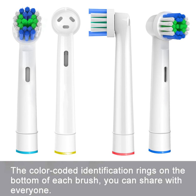 genkent Replacement Toothbrush Heads Compatible with Oral B Braun, 12 Pcs Professional Electric Toothbrush Heads Brush Heads Compatible with Oral B Replacement Heads Refill 7000/Pro 1000/9600/500/3000/8000 - Image 5