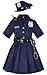 CIFITERY Girls Police Officer Costume Kids Cop Uniform Toddler Policeman Outfit Police Dress Up Career Day Halloween Gifts - Image 2
