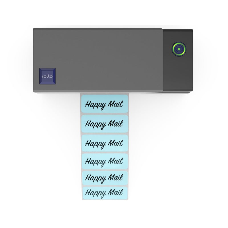 Rollo 2x1 Sticker Labels - Roll of 1,000 Blue Labels - Multi-Purpose Direct Thermal Printer Stickers - Image 2