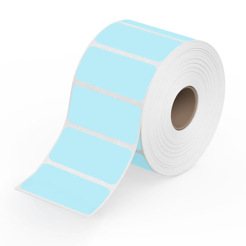 Rollo 2x1 Sticker Labels - Roll of 1,000 Blue Labels - Multi-Purpose Direct Thermal Printer Stickers - Image 1