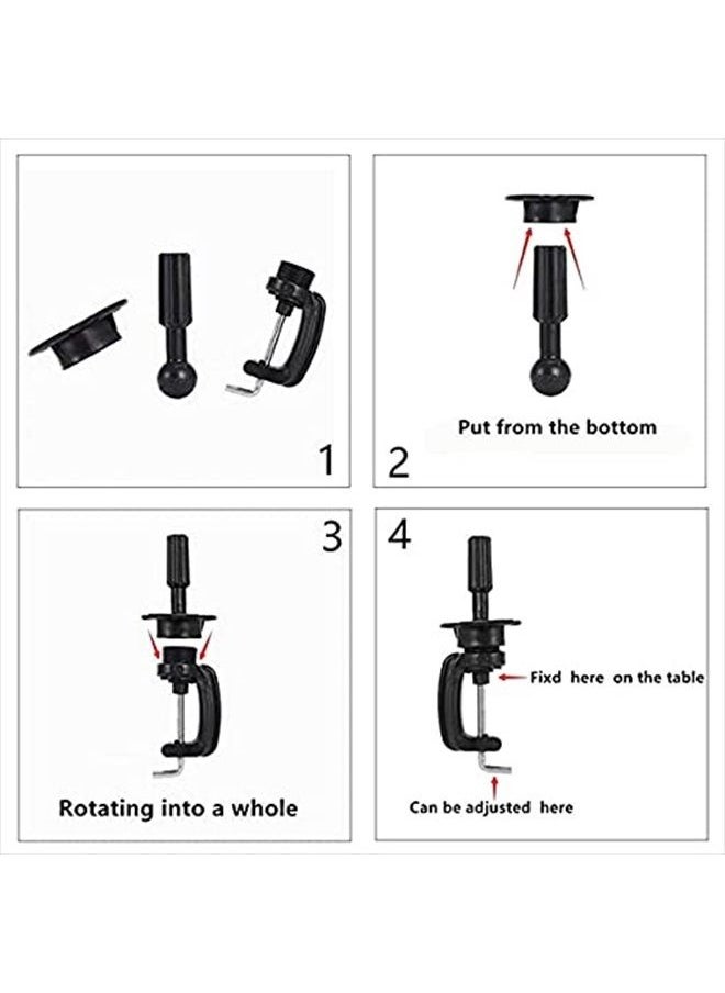 Hairingrid - 26"-28" Mannequin Head Hair Styling Training Manikin Cosmetology Doll Head Synthetic Fiber Hair and Free Clamp Holder (Black) - Image 1