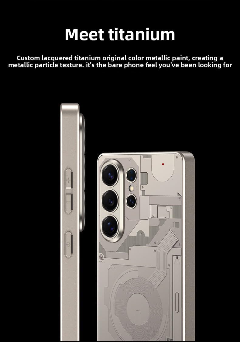 AXIYIBZI Geometric Circuit Pattern Glossy Hard Back Case for Samsung Galaxy S26 Ultra - Slim Fit, Shockproof Protection, Anti-Scratch - Image 5