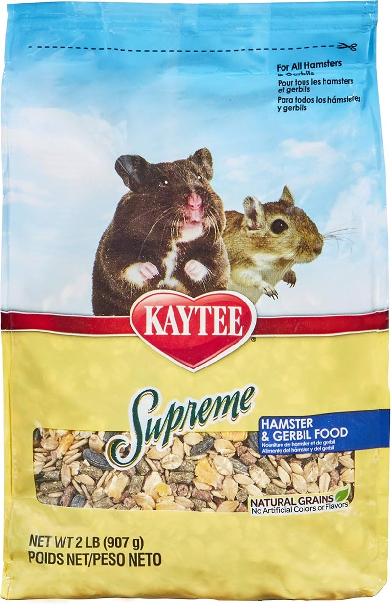 Kaytee Supreme Hamster & Gerbil Food, 2 Lb - Image 2