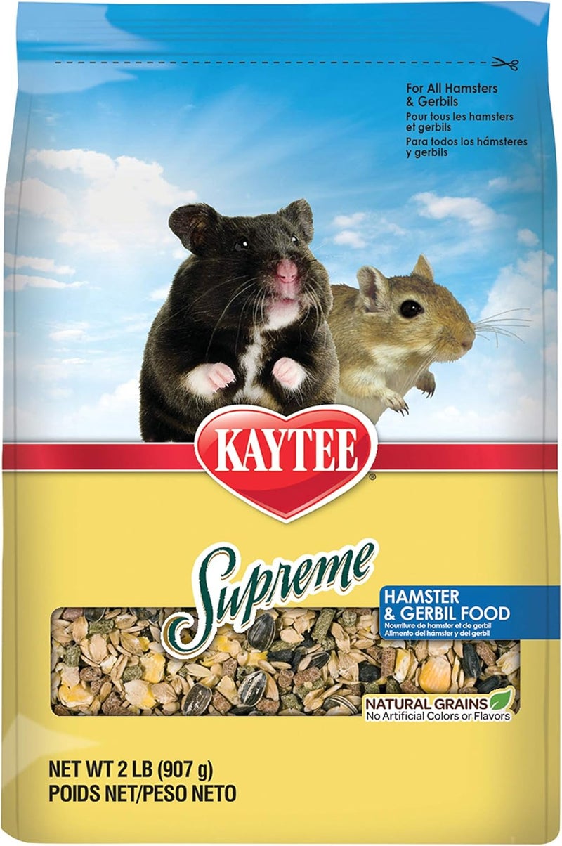 Kaytee Supreme Hamster & Gerbil Food, 2 Lb - Image 1