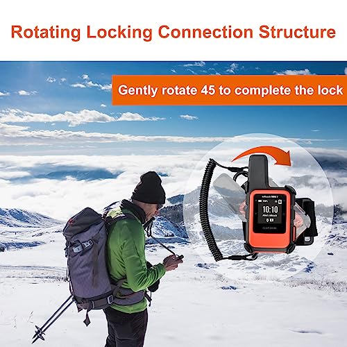 iGuerburn حزام حقيبة iGuerburn لجهاز Garmin inReach Mini/inReach Mini 2 GPS المحمول - حامل حقيبة Garmin غير مناسب للنماذج الأخرى - Image 4