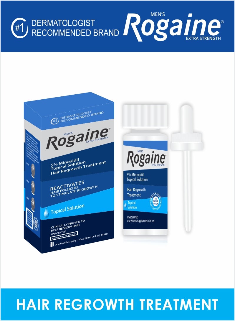 Incognito Rogaine Men's 5% Minoxidil Solution 60 ML – Boost Hair Regrowth - Image 3