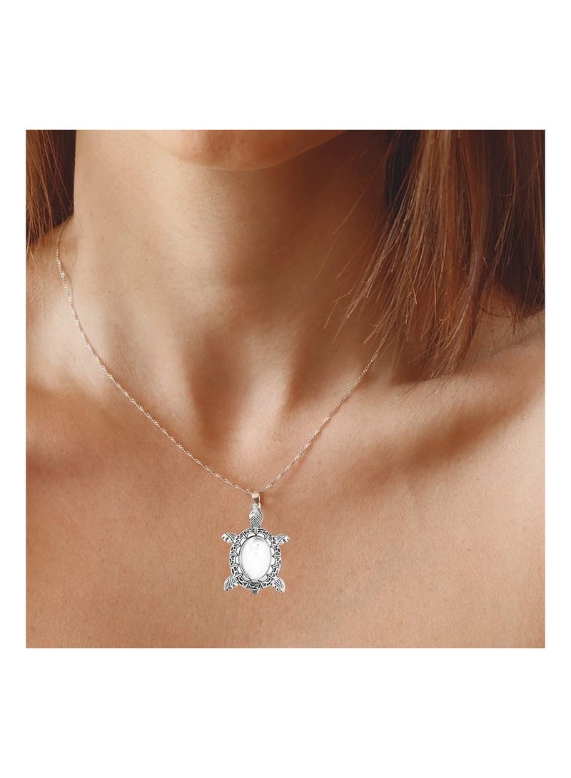 KASTWAVE Antique Silver Turtle Pendant Settings, Blank Turtle Pendant Tray, Cabochons Bases 0 Clear Cabochon Cameo Bezel for DIY Jewelry Making (40Pcs,Antique Silver Tone) - Image 3