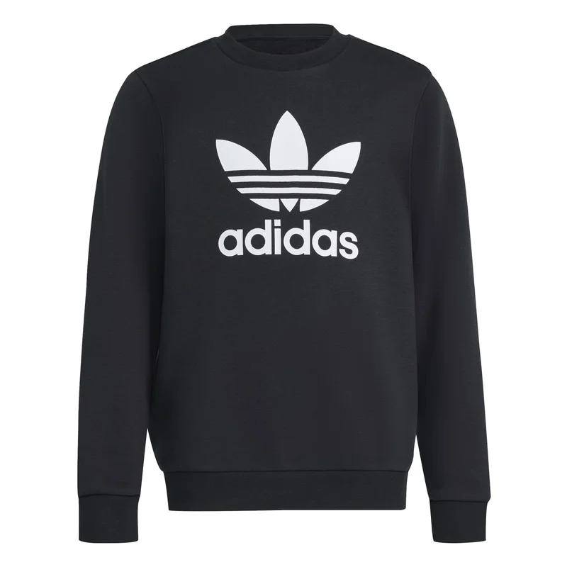 Adidas TREFOIL CREW Black Originals Kids SWEATSHIRTS