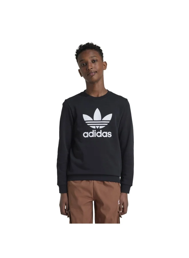 Adidas TREFOIL CREW Black Originals Kids SWEATSHIRTS