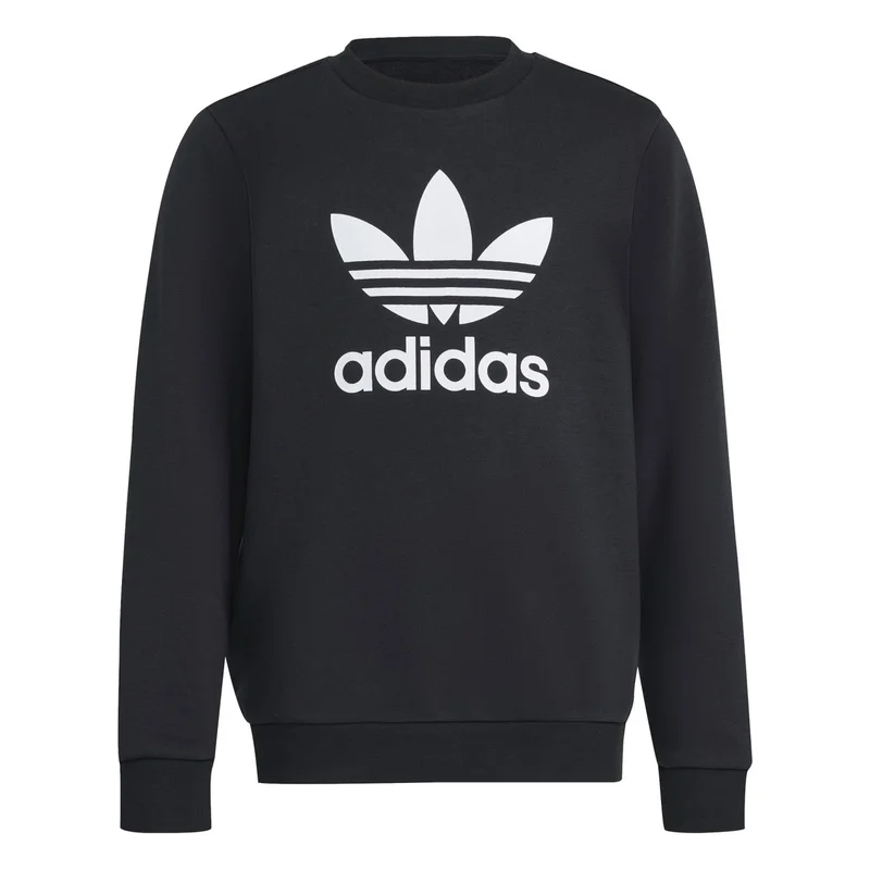 Adidas Originals Black TREFOIL CREW Black Originals Kids SWEATSHIRTS  | Best Price UAE