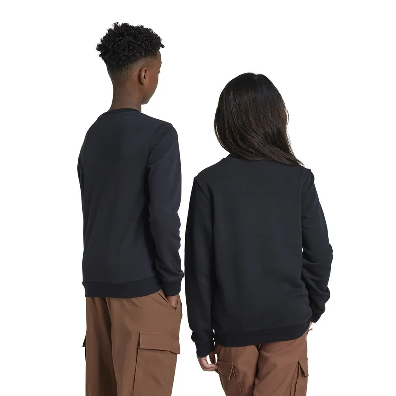 Adidas Originals Black TREFOIL CREW Black Originals Kids SWEATSHIRTS  | Best Price UAE