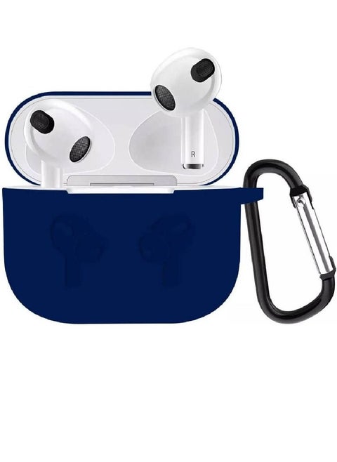 Silicone Protective Case Cover For Apple Airpods 3 3rd Generation Dark Blue