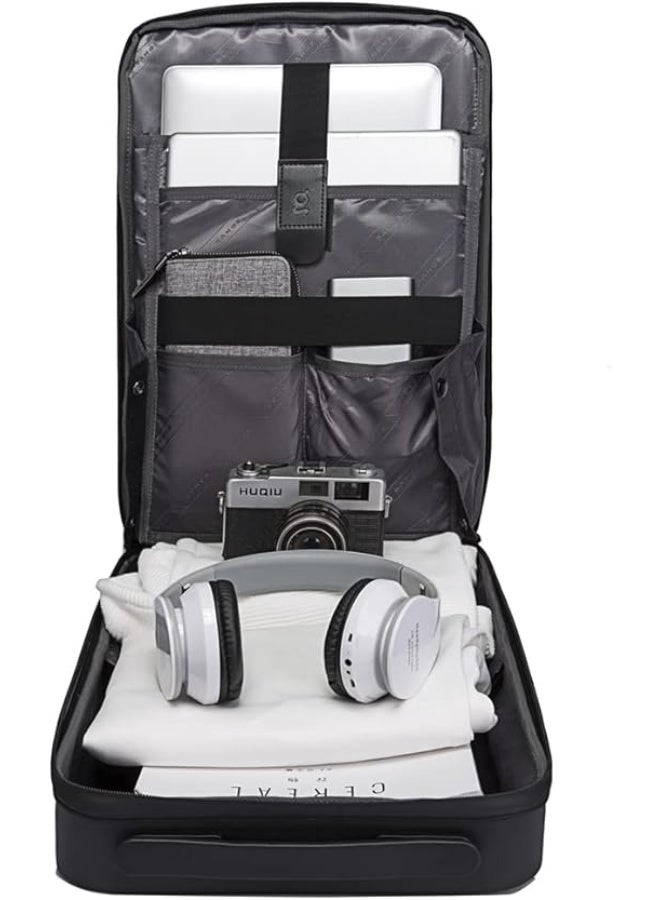 BANGE Smart Slim Laptop Backpack 15.6 Inch – Hard Shell EVA, Anti-Theft, USB Charging Port, 100% Waterproof Travel Bag - Image 2