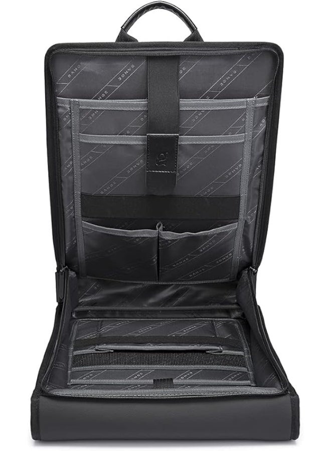 BANGE Smart Slim Laptop Backpack 15.6 Inch – Hard Shell EVA, Anti-Theft, USB Charging Port, 100% Waterproof Travel Bag - Image 4