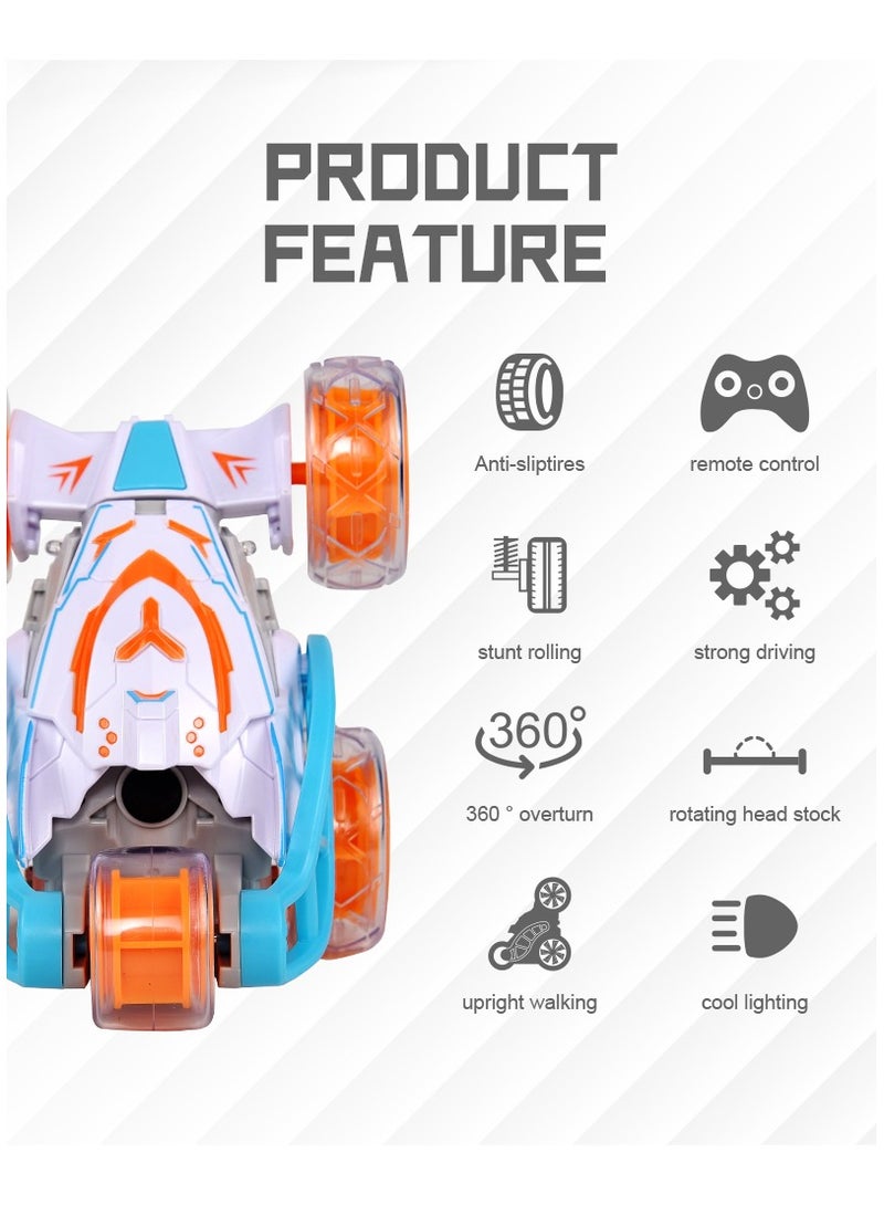 LIXADA High-Speed Remote Controlled Car, RC Car Kids: 360° Rotation, Light, Flip Special Effect, Spray Mist, Music, 2.4 GHz Drift Stunt RC Car Offroad for Children, Gift Children School Boy  - Image 4