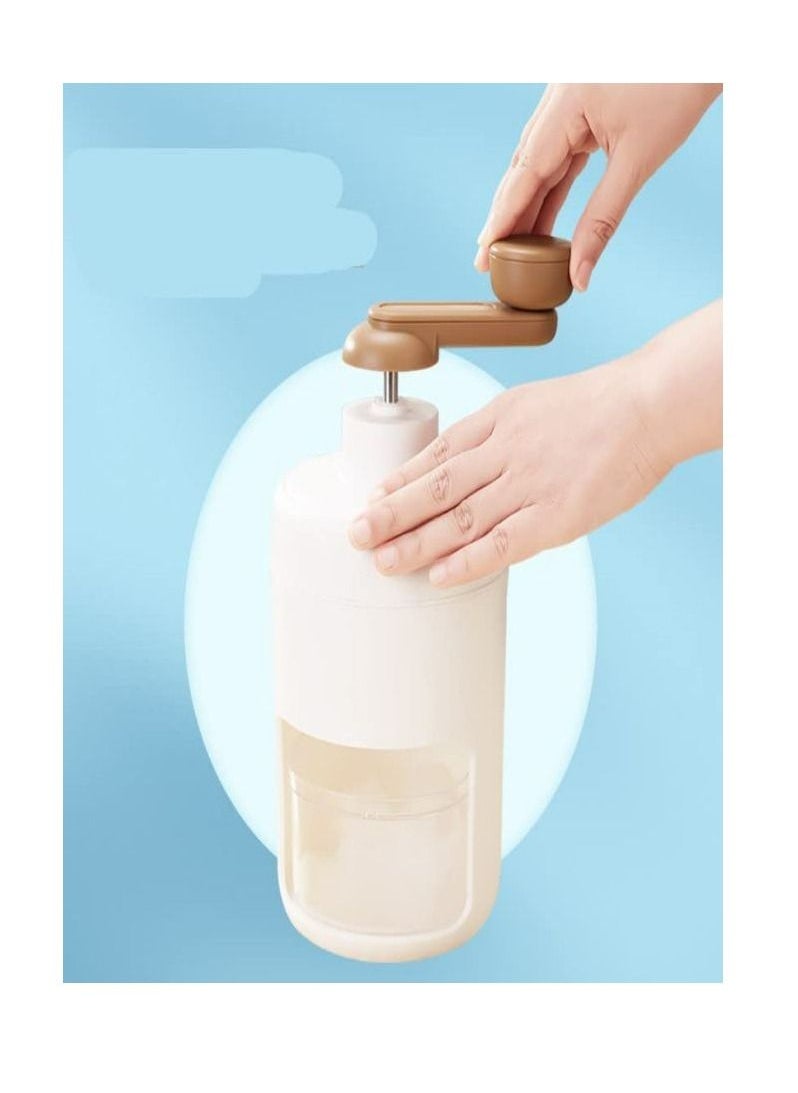 Arabest Portable Hand Crank Ice，Ice Crusher，with Free Ice Cube Trays Shaved Ice Machine Snow Cone Machine，Shaved Ice Machine  - Image 3