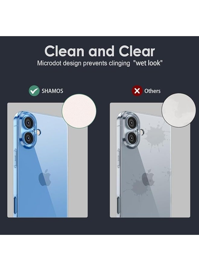 غطاء شفاف من مادة TPU من شامو لهاتف iPhone 17 - مع حماية للكاميرا، نحيف للغاية، مقاوم للصدمات، مضاد للاصفرار، مقاوم للخدش، متوافق مع الشحن اللاسلكي، قبضة محسنة (لهاتف iPhone 17) - Image 4
