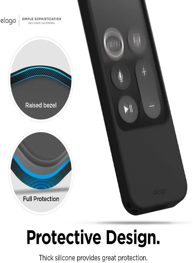 Elago R4 Retro case for Apple TV Siri Remote - Black - Image 2