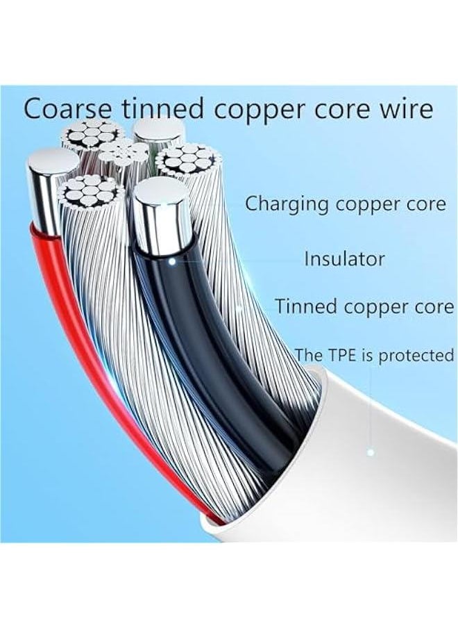 Generic - 66W 6A USB C Charger Cable,Charger Fast Charging,Fast Charger Usb c,Super Durable Type c Cable for All Models of Cell Phones with Type c Cable,Phone15/plus/pro/pro Max (USB to type c,2m) - Image 1