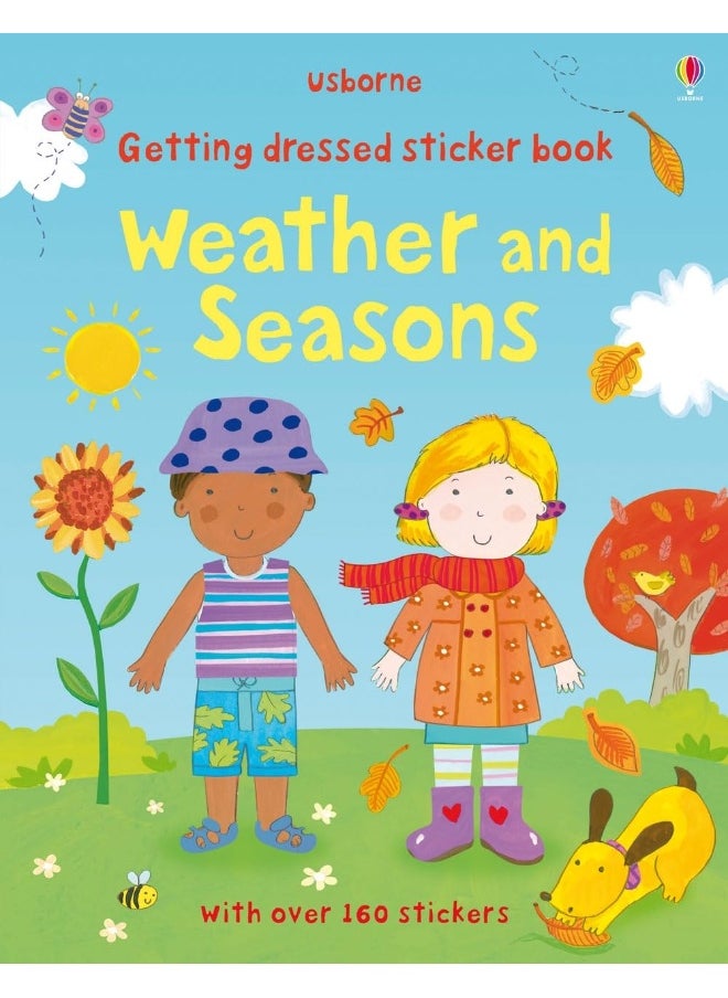 Usborne Publishing Ltd Getting Dressed Sticker Book Weather and Seasons  - Image 1