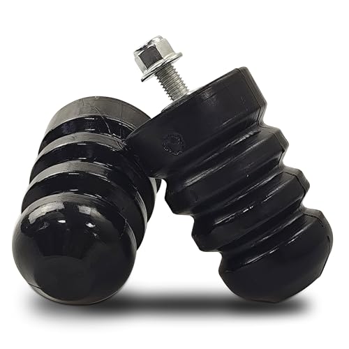 Yukauto Rear Leaf Spring Bumpers, Rear Bump Stops Fit for Ford 2005-2016 F250, 2005-2019 F350, 2000-2005 Excursion (1Pair) - Image 1