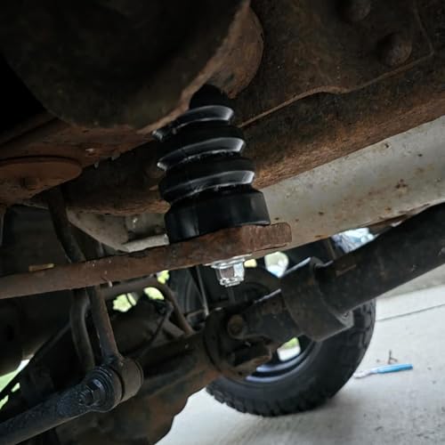 Yukauto Rear Leaf Spring Bumpers, Rear Bump Stops Fit for Ford 2005-2016 F250, 2005-2019 F350, 2000-2005 Excursion (1Pair) - Image 4