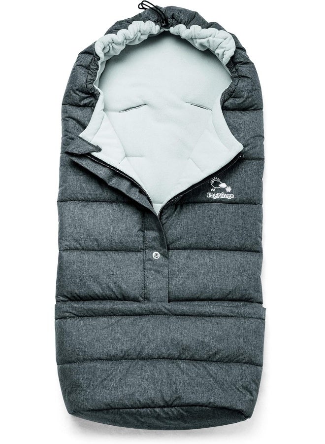 Peg Perego Vario Stroller Foot Muff - Grey - Image 1