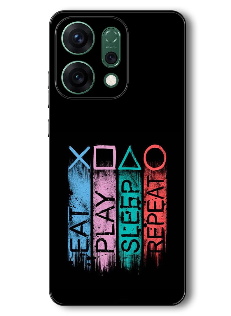 Theodor Case Compatible with Oppo Reno 14 6.59 Inch Protection Shockproof Bumper Cover Eat Pla - Image 1