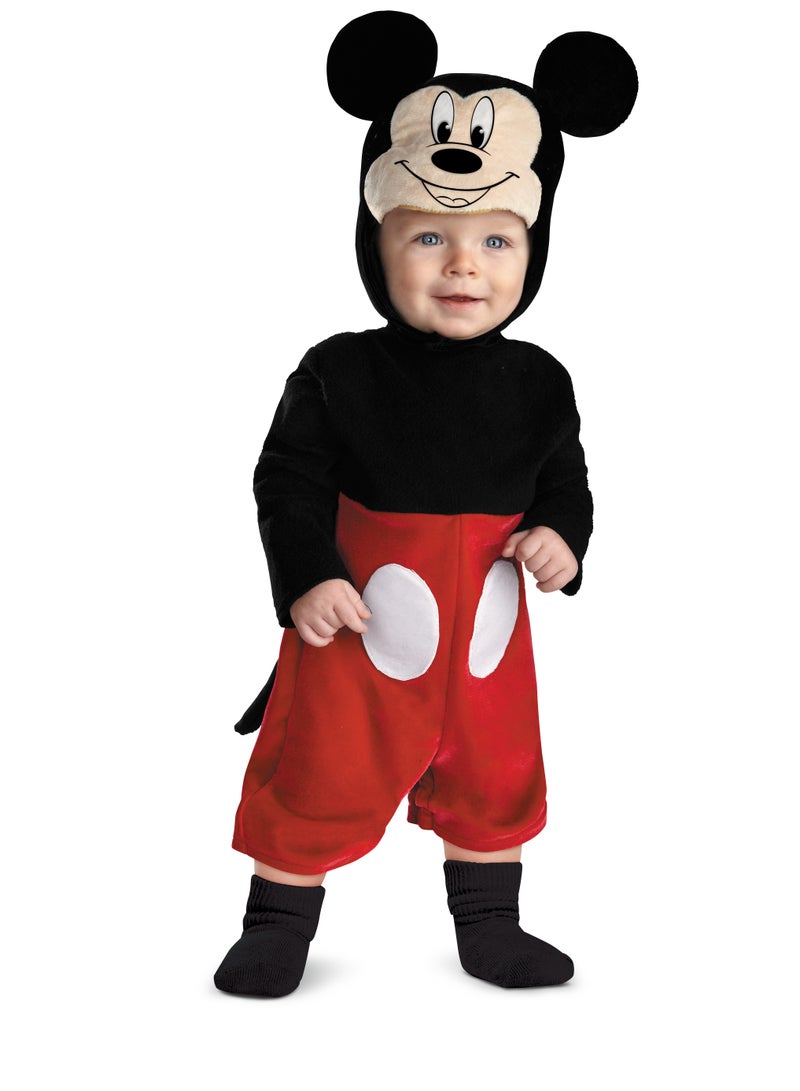 Party Centre Disney Baby Mickey Mouse Classic Infant Costume, Red,12-18 Months - Image 1