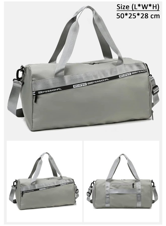 MEZON Gym Bag for Women and Men Workout Bag for Sports and Weekend Getaway Waterproof Duffle Bag with Shoe and Wet Clothes Compartments (Multicolor) - Image 2