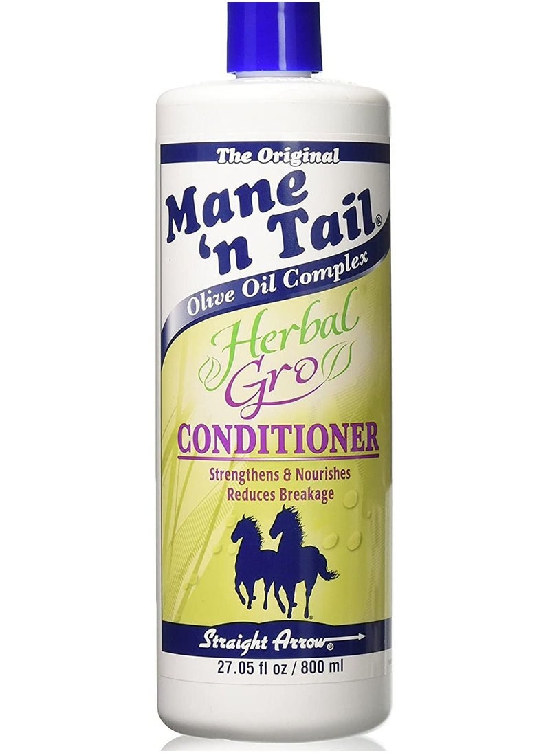 Mane 'n Tail Herbal Gro Conditioner 800ml  - Image 3