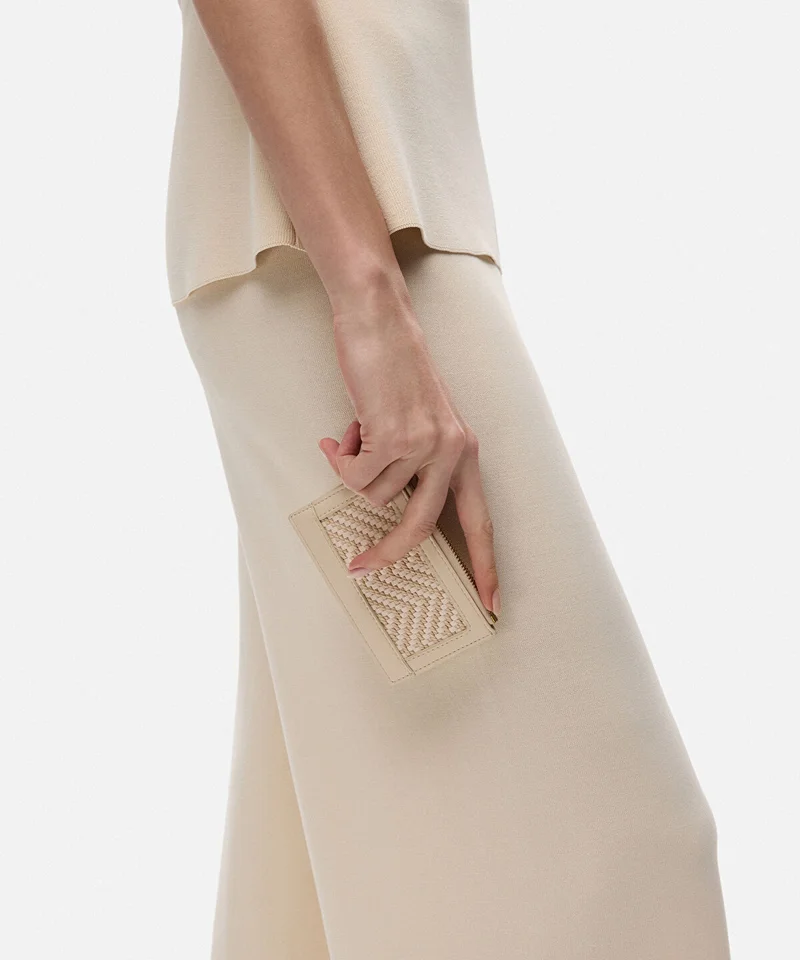 Ipekyol Woven Mini Wallet